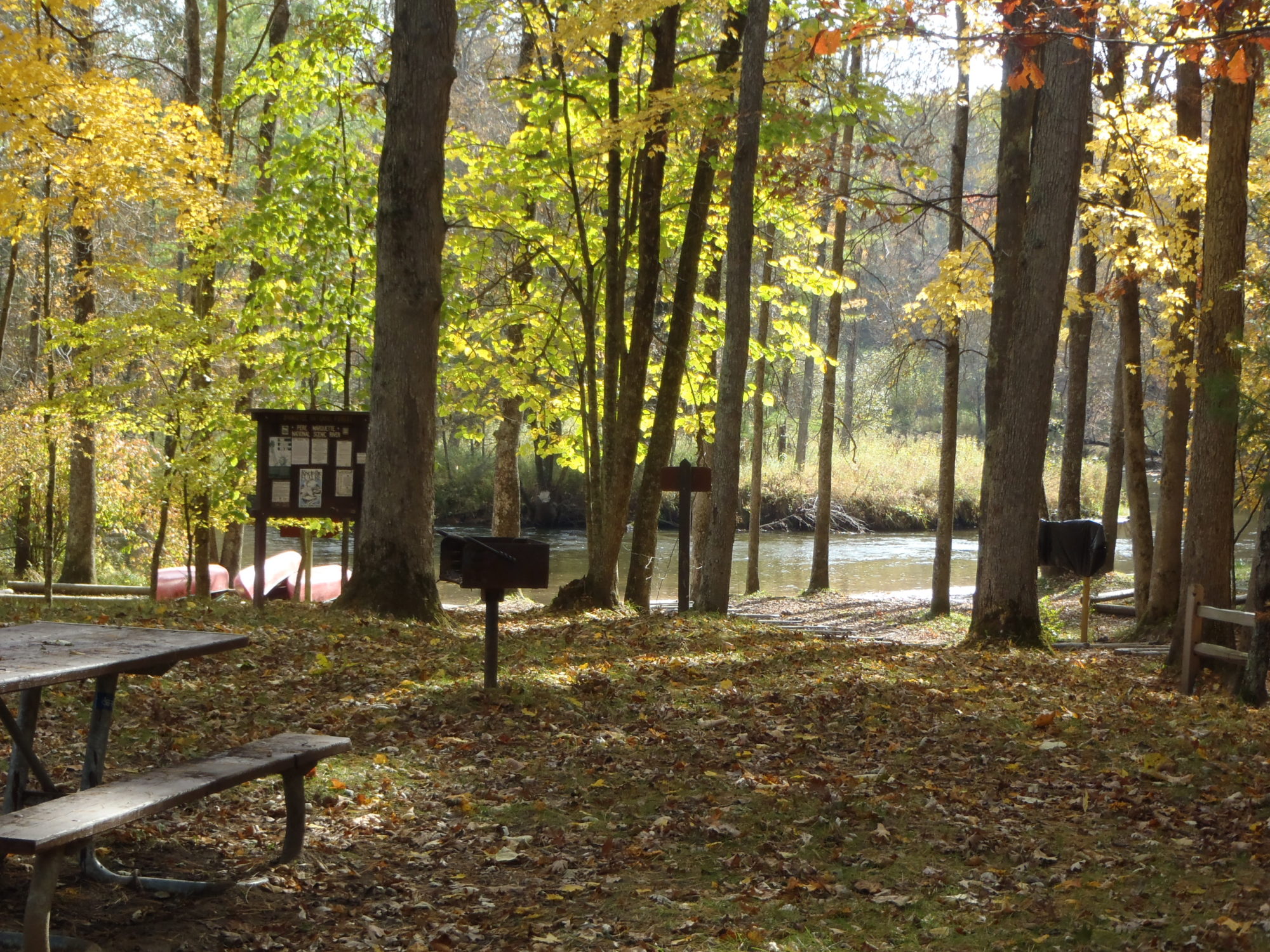 view of the PM from a Gleason's camp site